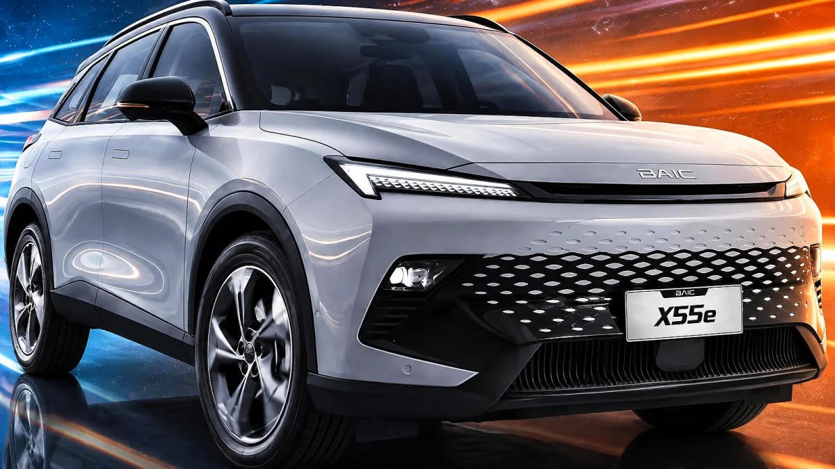 BAIC X55: híbrido flex será aposta da marca no Brasil