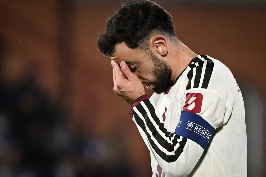 Bruno Fernandes: casa do capitão do Manchester United assaltada após derrota por 4 a 1