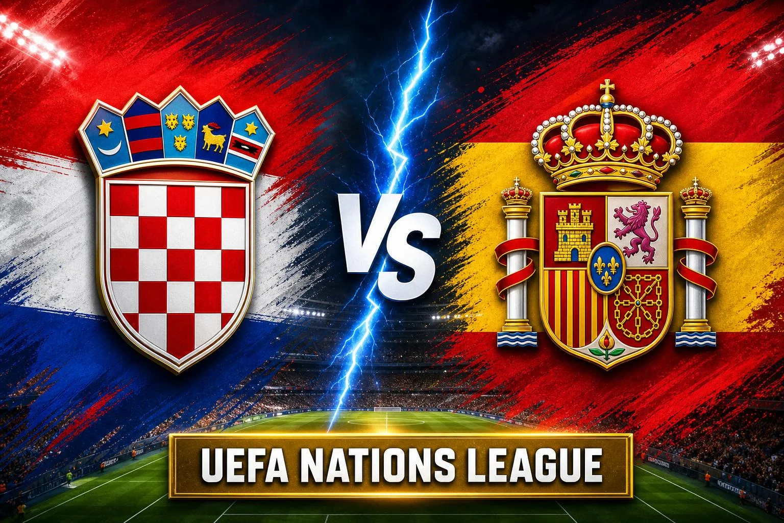 Croácia x Espanha ao vivo — UEFA Nations League
