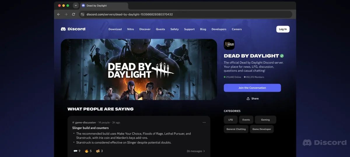 Discord vai exibir mensagens de servidores do Descobrir nas buscas