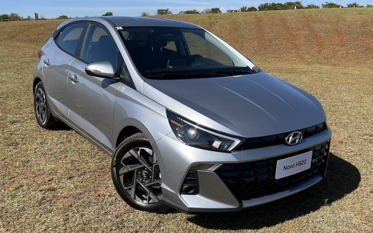 Hyundai HB20 lidera ranking com 7.061 unidades vendidas