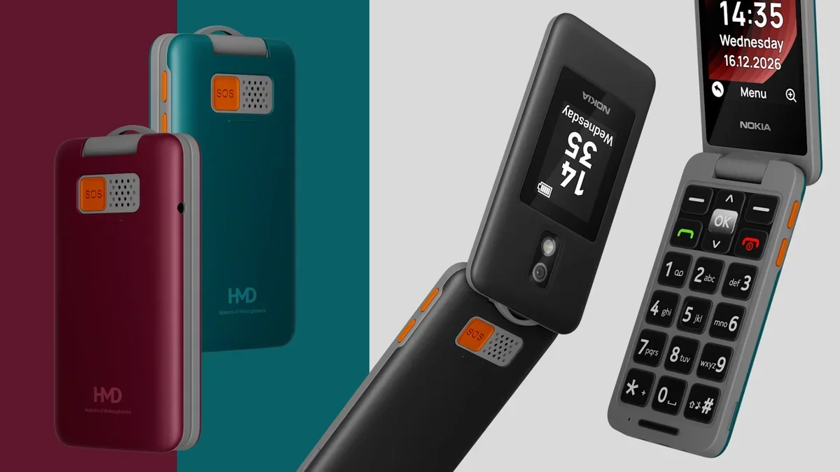 Nokia 2360 Flip: botão SOS aciona cinco contatos e tem controle remoto