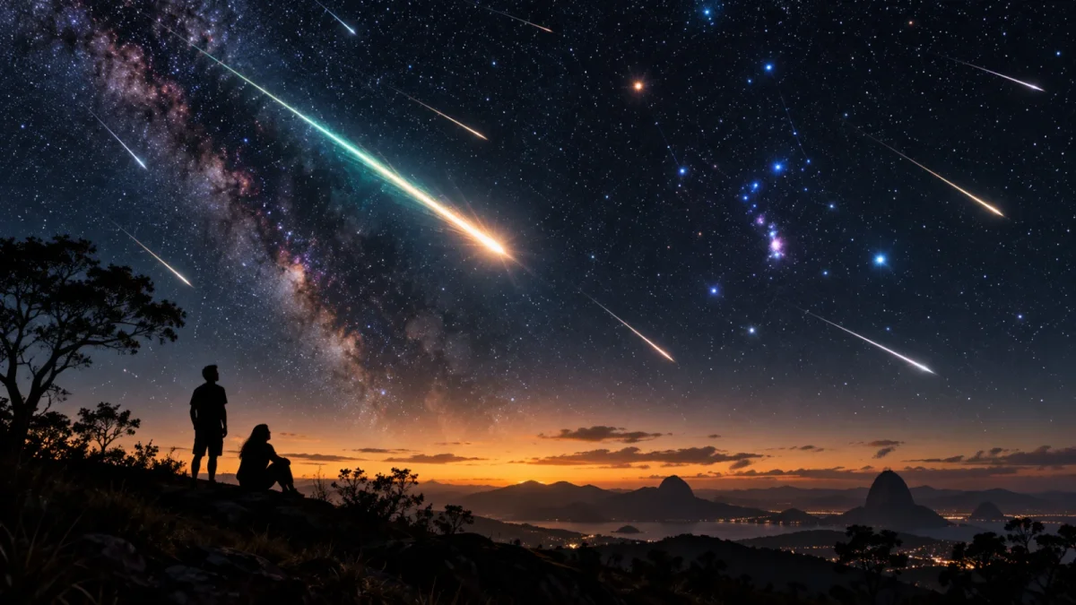 Orionídeas: chance de ver 20 meteoros por hora no Brasil