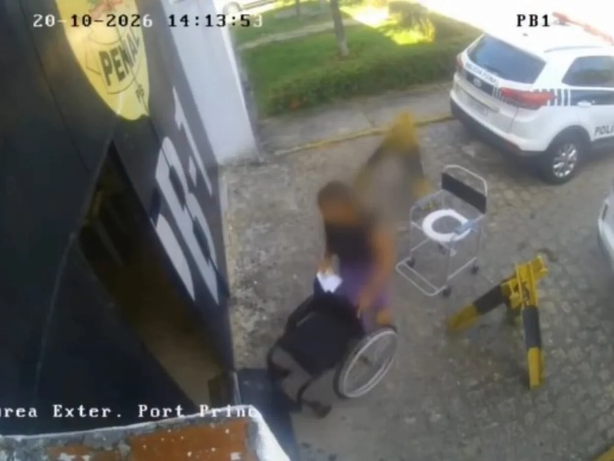 PB1: mulher presa ao tentar entrar com droga escondida em cadeira de rodas