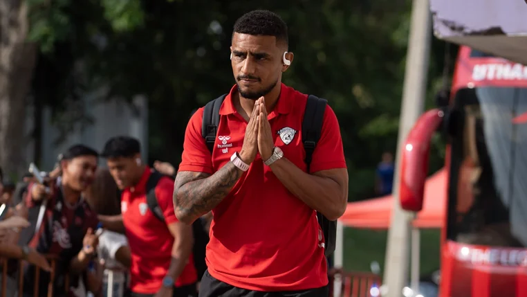 Willian Lira mantém média de uma participação por jogo na Thai League 1