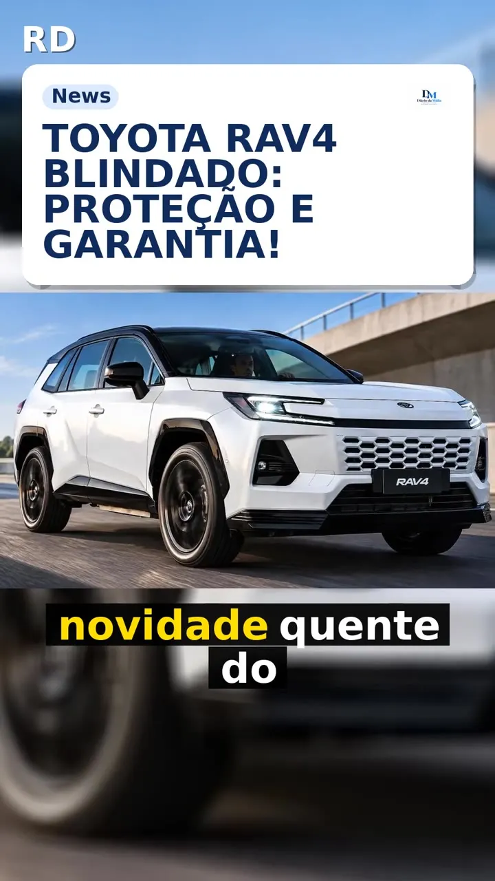 Toyota RAV4: blindagem certificada e garantia de até 10 anos